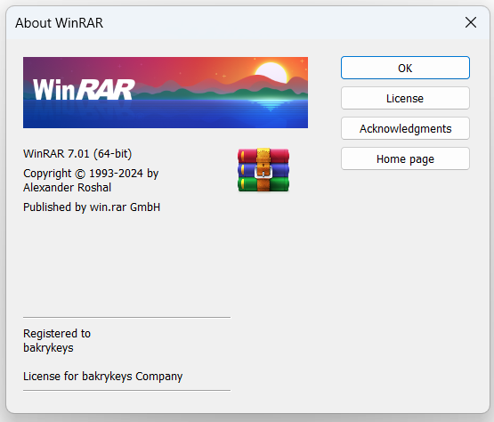 تفعيل برنامج winrar مدي الحياة