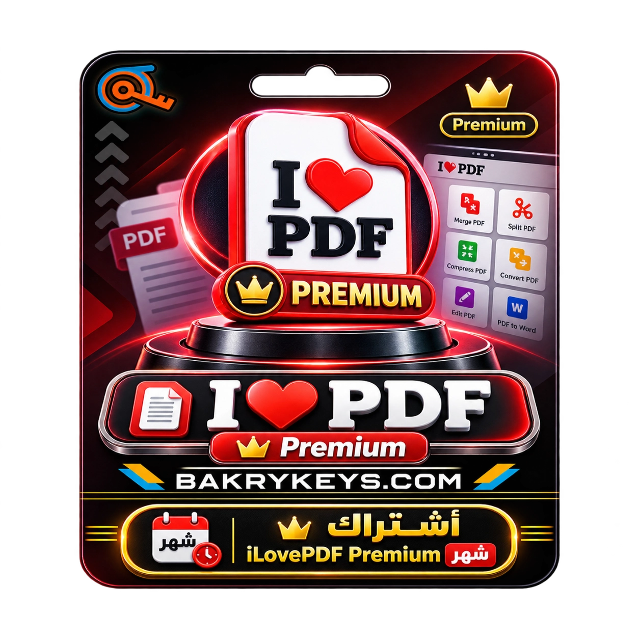 اشتراك iLovePDF Premium لمدة شهر